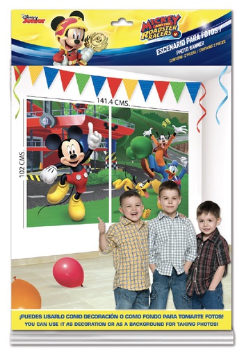 [P10.425/6] Photo Banner Mickey Mouse
