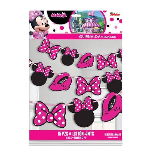 [P10.6085/691] Guirnalda Minnie Mouse Rosa