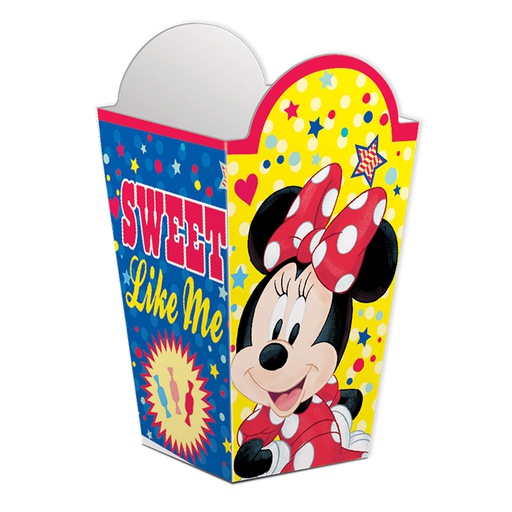 [P10.457/756] Cajita Fantasia Lic Minnie Mouse Roja C/6