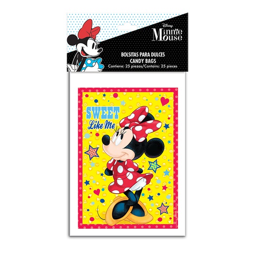 [P10.470/756] Bolsa Dul Minnie Mouse Roja C/25