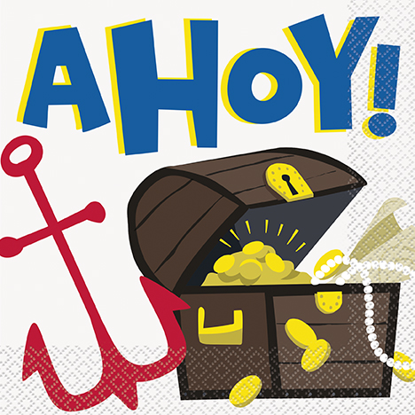 [P1.78412] Serv. Gde  Ahoy Pirate C/16
