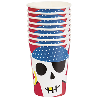 [P1.78416] Vaso 9oz  Ahoy Pirate C/8