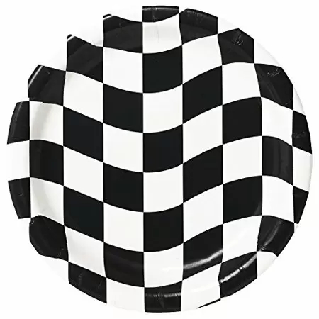 [20.429944] Plato 9 Black and White Check C/8