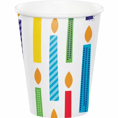 [20.340127] Vaso 9oz Bright Birthday Creative C/8