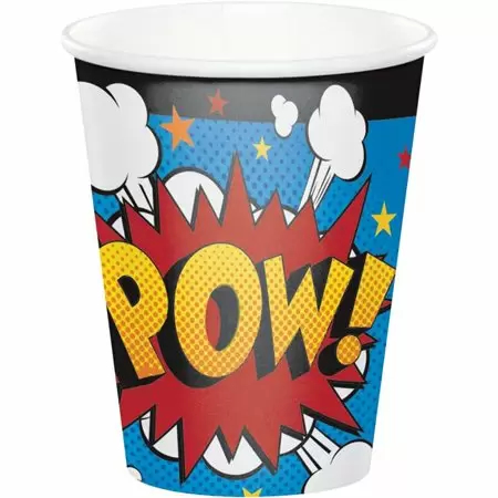 [20.344475] Vaso 9oz Super Hero C/8