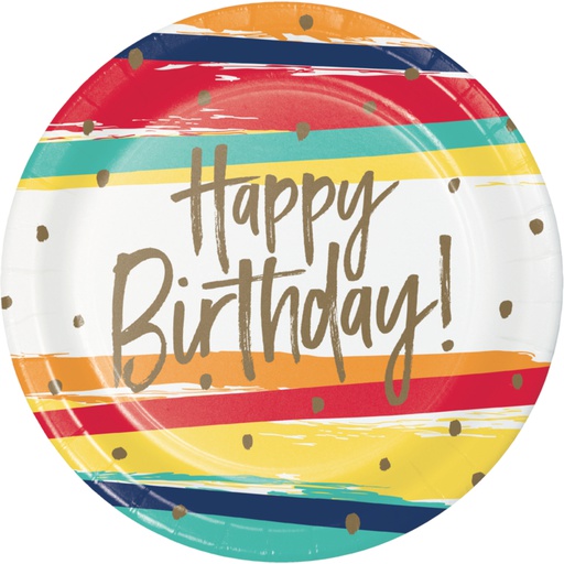 [20.356648] Plato 9 Birthday Stripes C/8