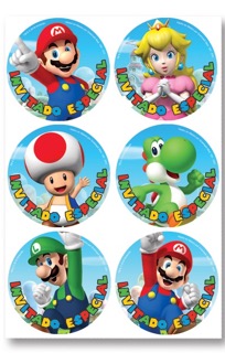 [P10.130/733] Distintivo Lic Super Mario Bros C/24