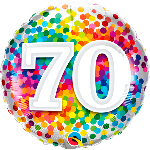 [QTX.18.49552/00] 70 Arcoíris con Confeti