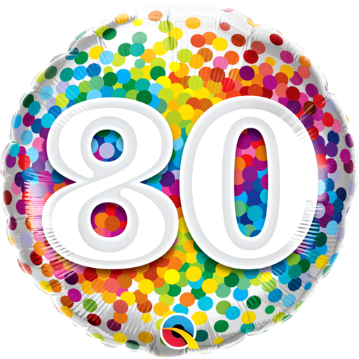 [QTX.18.49557/00] 80 Arcoíris con Confeti