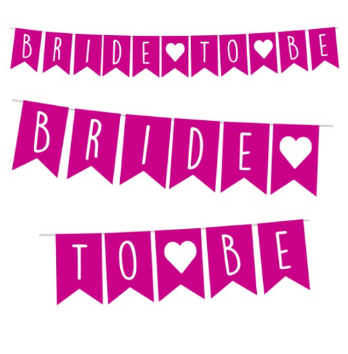 [50.5069/3] Banner Banderillas Bride To Be