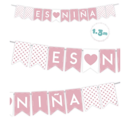 [50.5166/1] Banderin Es Niña