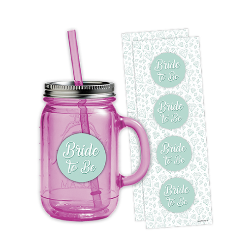 [50.DEEADS8] Sticker Bride to Be Menta C/8