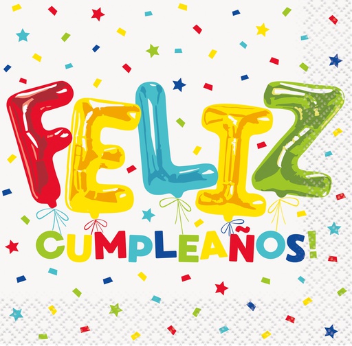 [P1.74712] Serv. Gde Feliz Cumpleaños Unique C/16