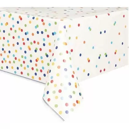[P1.58253] Mantel Rainbow Polka Dots