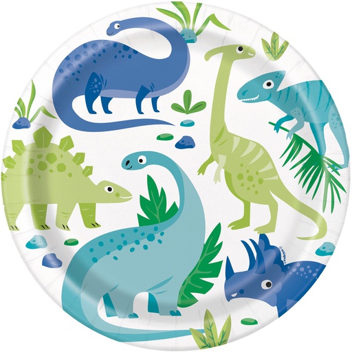 [P1.73885] Plato 9  Blue & Green Dinosaur C/8