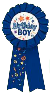 [P1.90601] Acc Boton Bday Boy