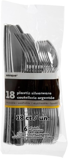 [P1.30260] Cubiertos Silverware Silver C/18