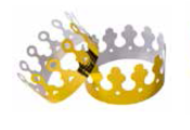 [IE.50.HA017] Corona de Rey de Papel