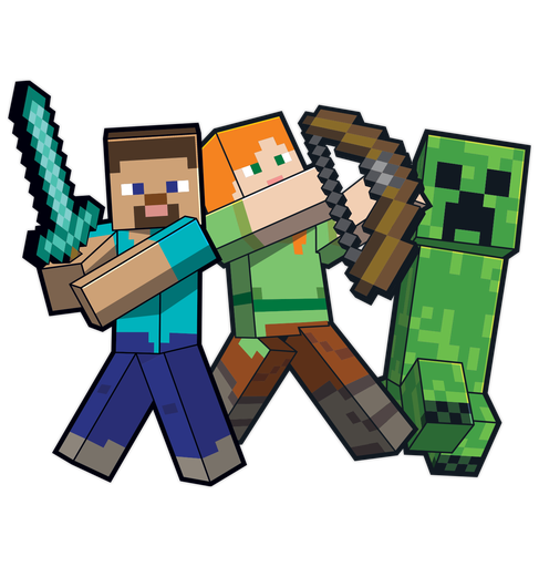 [P10.6016/874] Adorno Movil Minecraft