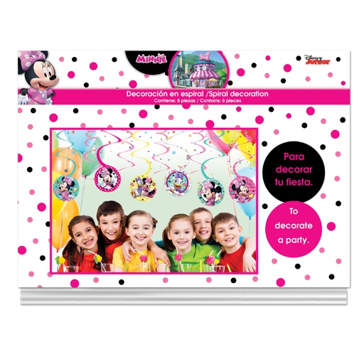 [P10.6072/691] Adorno Espiral Minnie Mouse C/8