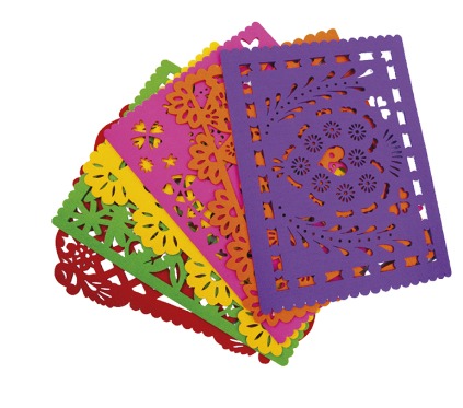 [IE.50.DEPPCH] Papel Picado Mini 10x18cms C/12