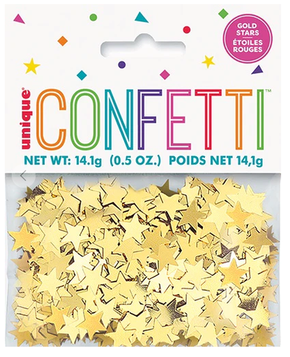 [P1.90350] Confetti Gold Stars 0.5oz