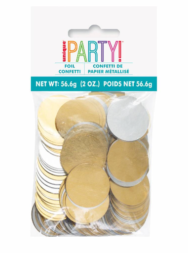 [P1.73998] Confetti 56.6g Foil Silver & Gold