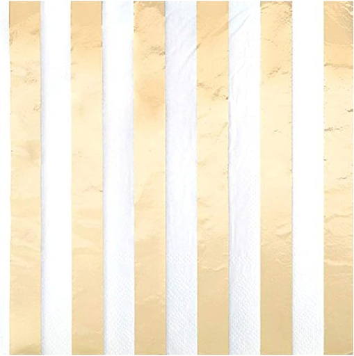 [P1.32312] Serv. Gde Foil Gold Strp C/16