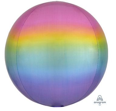 [CNV.S.Orbz.40554/01] 18 Orbz Ombre Pastel Rainbow