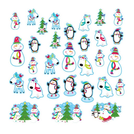 [10.199731] Cutouts Joyful Snowman C/30
