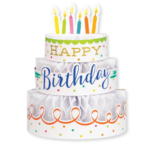 [20.355778] Honeycomb Centerpiece Festive Cake