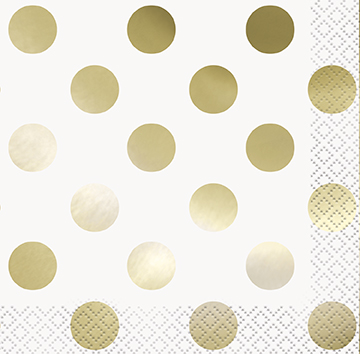 [P1.32311] Serv. Ch Foil Dot Gold C/16