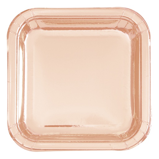 [P1.53455] Plato 9 Sq Foil Rose Gold C/8