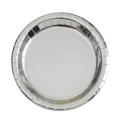 [P1.32284] Plato 7 Foil Plata C/8