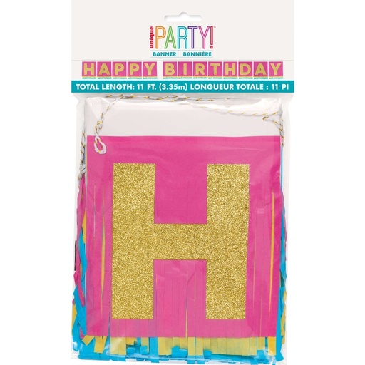 [P1.26390] Tissue Banner Bright Triangle