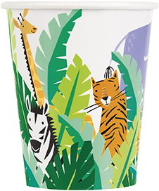[P1.78356] Vaso 9oz Animal Safari C/8