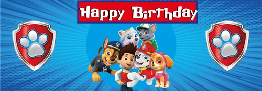 PER26 Banner Paw Patrol