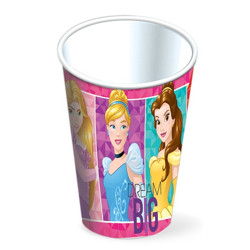 [P10.420/646] Vaso 9oz Princesas Grupo C/6