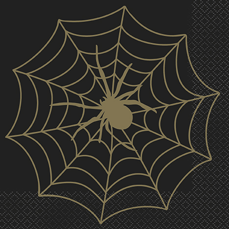 [30.70642] Serv. Ch Black and Gold Spider Web C/16