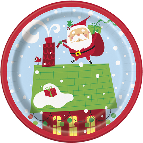 [P1.72864] Plato 7 Colorful Santa C/8
