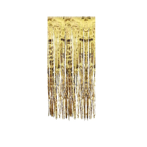 [50.IE.PH043 5597/10] Cortina Tiras Oro