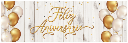 AN03 Banner Feliz Aniversario madera