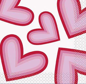 [P1.24011] Serv. Ch Retro Valentine Hearts C/16