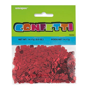 [P1.90352] Confetti Red Heart  0.5oz