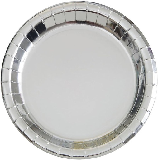 [P1.32285] Plato 9 Foil Plata C/8