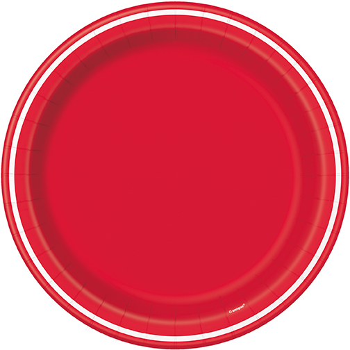 [P1.35954] Plato 7 Striped Red C/8