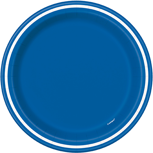 [P1.39704] Plato 7 Striped Royal Blue C/8