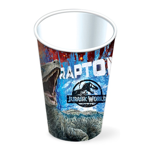 [P10.420/737] Vaso 9oz Jurassic World 2 C/6