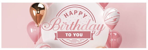 67 Banner Pink Ballons