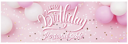 68 Banner Pink Party